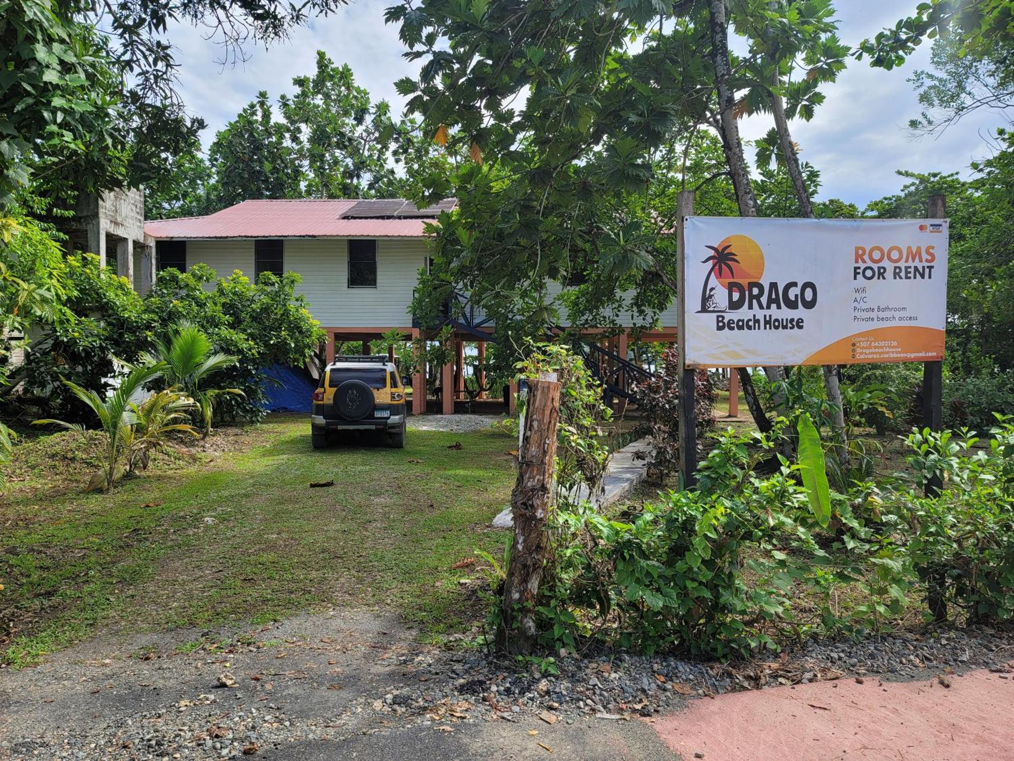 Drago Beach House - Private Beach Boca del Drago Exteriör bild